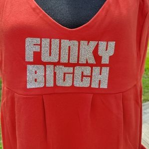 Phish inspired FUNKY BITCH New York and Company dress size xl